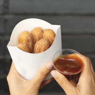 Mini Churros (5 Pack) with Caramel Sauce