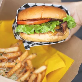 The Count Burger Combo Meal