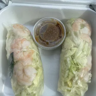 SHRIMP SUMMER ROLLS