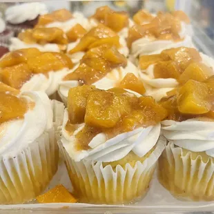 a variety of cupcakes