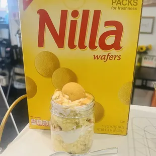 a box of nilla wafers