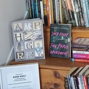 Books at Mea Culpa cafe