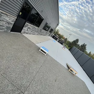 a skateboarder doing a trick