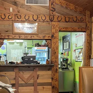 Dining room and cashier