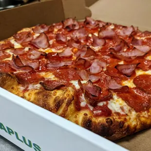 Pepperoni and Canadian bacon