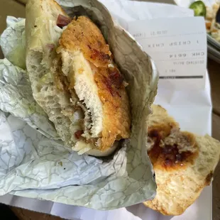 Chicken burger