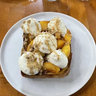 Peach French Toast