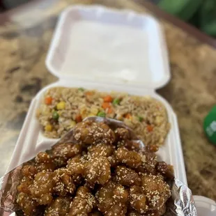 Sesame chicken