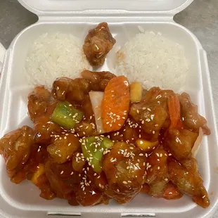 C6 Sweet &amp; Sour Chicken