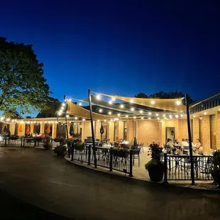 Restaurant at night
