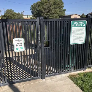 Dog park here too! Large dog side