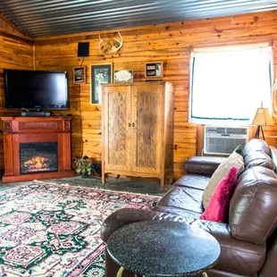 Inside Paul's cabin