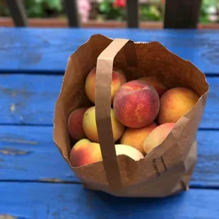 Peaches just picked!