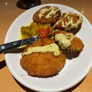 Fried green tomatoes