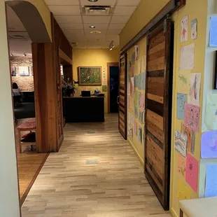 hallway leading to dining room
