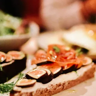 Black Mission, Tiger Fig &amp; Ricotta Toast