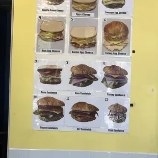 Sandwich menu 8-4-21