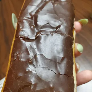 Chocolate bar with custard! So soft and yummy!