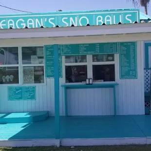 the front of the store