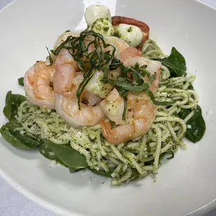Shrimp Pesto Pasta