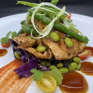 Slow Roasted Pulled Pork &amp; Edamame Hash