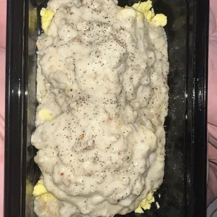 Moms biscuits and gravy (the best thing I ever put in my mouth honestly)