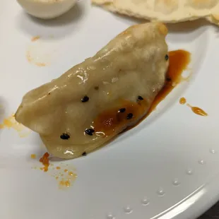 Potstickers with ginger-sesame sauce