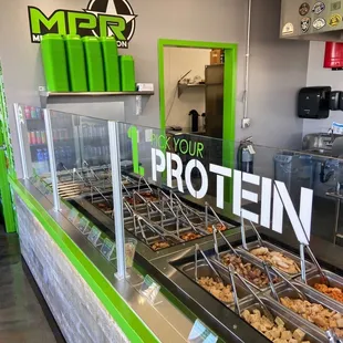 a variety of food items