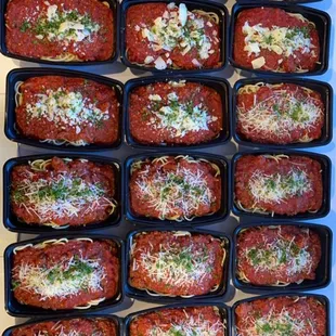 Spaghetti with turkey sauce