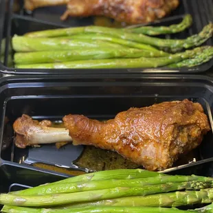 Turkey Leg Keto Meal Prep