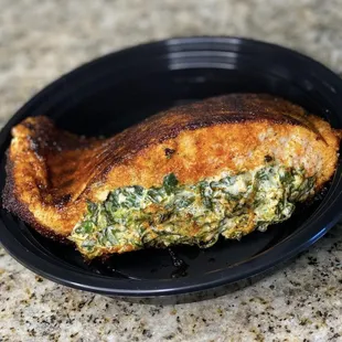 Stuffed Salmon meal prep