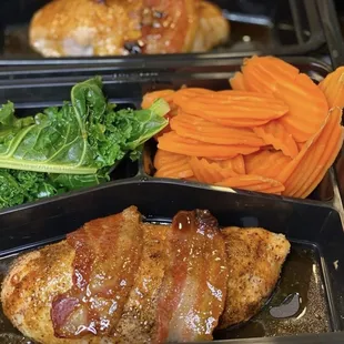 Bacon Wrapped Chicken Keto Meal Prep