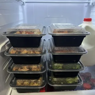 As you can see we stocked up for the week