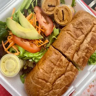 Chef Kell's Vegan Hot Sausage Poboy