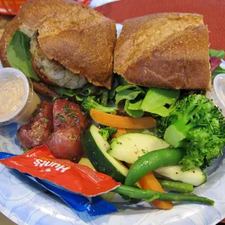 Vegan Pancakes (2), VEgg, VSausage Combo