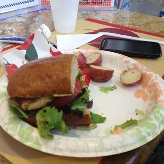 Mini Crabcake Po Boy