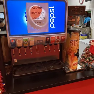 Self serve fountain drinks