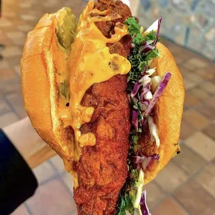 Mean Chix Halal Chicken Sandwhich