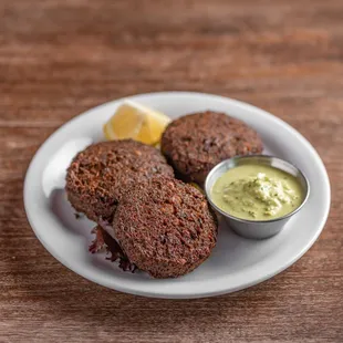 In-house made falafel.