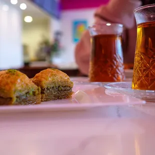 Baklava + Turkish Tea