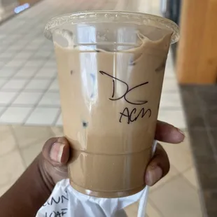 Dirty Chai Latte (Milk Chai Tea and Chocolate) 16oz