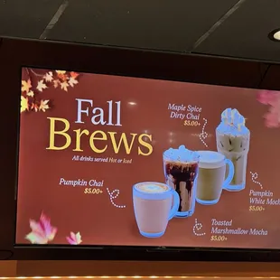 Fall flavors