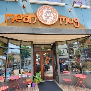 Front of the Mean Mug in the downtown area.