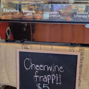 Specials board and baked goodness