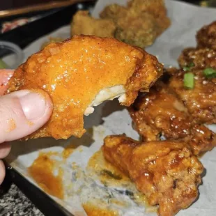 The wings are huge