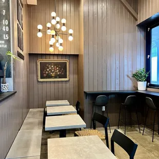 Seating area inside