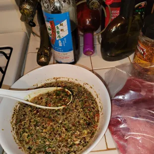 fresh marinate  before smoking