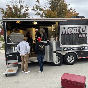 Matt Pittman and team setting up