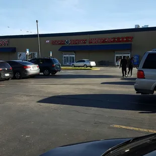 several cars parked in a parking lot