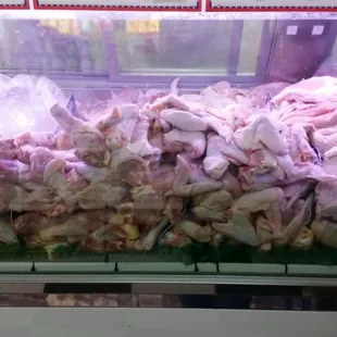 a display of meat